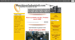 Desktop Screenshot of macchinarindustriali.com