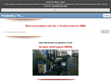 Tablet Screenshot of macchinarindustriali.com